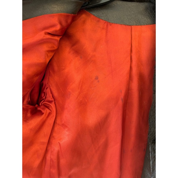 Olympia Fashions Vintage Faux Fur Coat Dark Brown Womens Small NO TAG USA Made - Picture 7 of 11